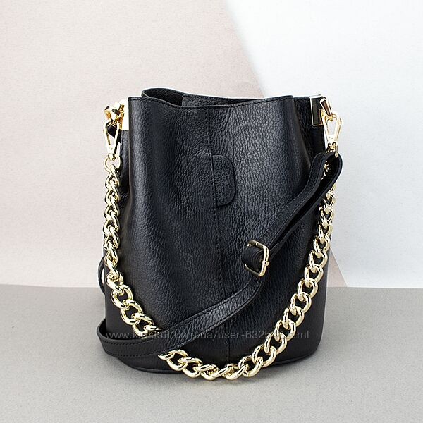 Сумка жіноча шкіряна Virginia Conti з ланцюжком
