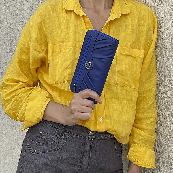 Жіночий шкіряний гаманець Tony Perotti Swarovski