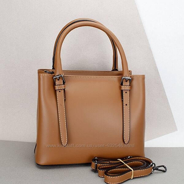Сумка жіноча шкіряна з 2 ручками Virginia Conti офісна