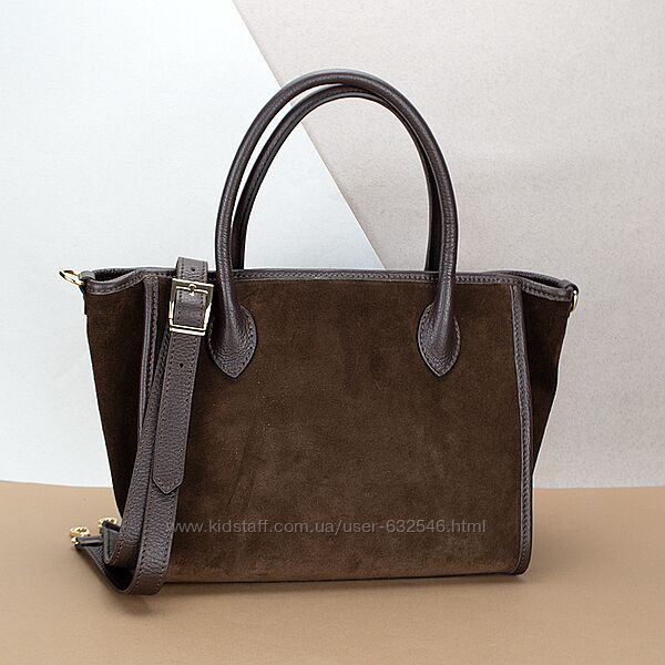 Сумка жіноча замшева Virginia Conti з 2 ручками