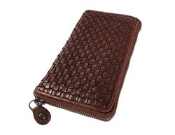 Гаманець жіночий з плетеної шкіри Ashwood Leather 