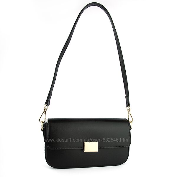 Сумка шкіряна жіноча малкнька Virginia Conti на застібці