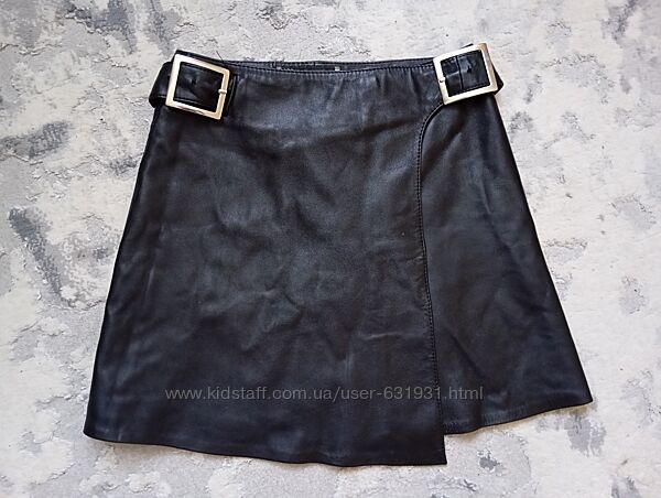 Юбка из натур кожи, р. 34
