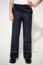 брюки школьные для девочки красивенного синего цвета Некст, Next, 122 см, 7