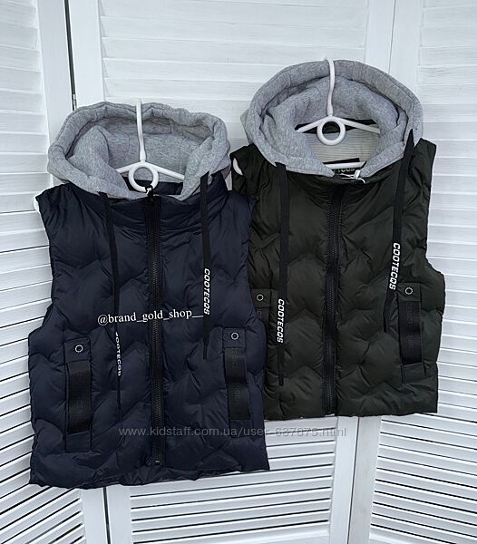 Демісезонна жилетка для хлопчиків 116-146