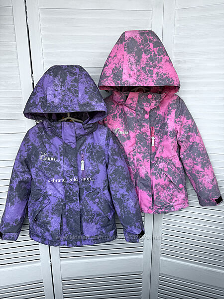 Демісезонна якісна термо куртка для дівчаток 116-140