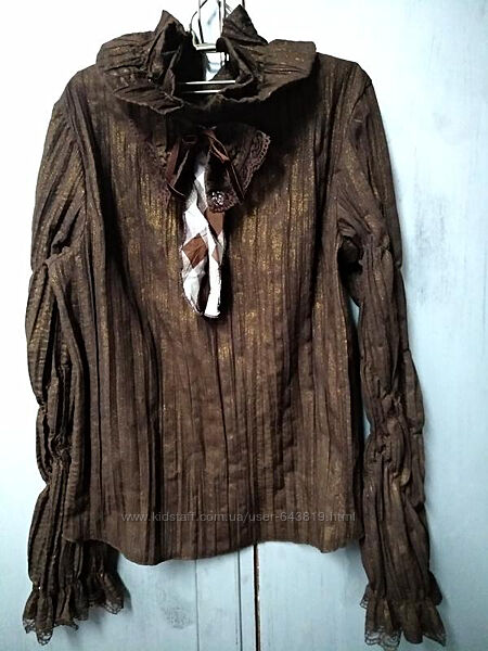 Блуза девочке на р.134см. Новая.