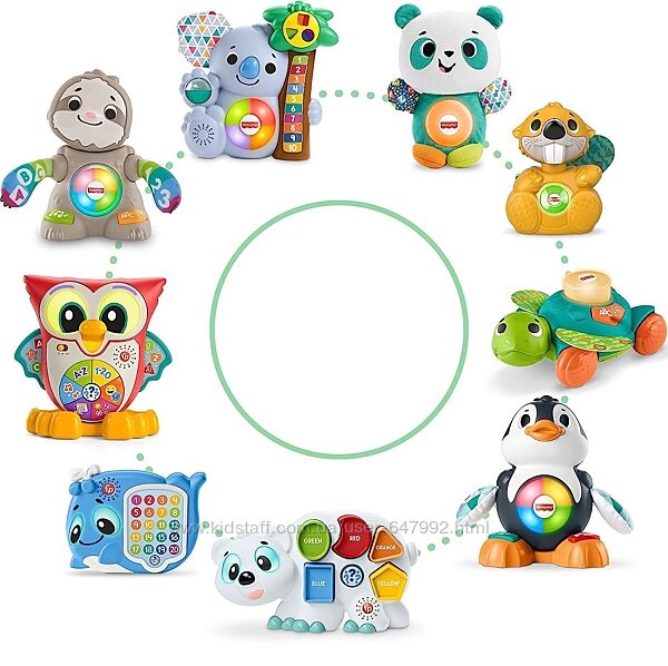 Fisher-Price развивающая игрушка в ассортименте Linkimals Learning малышам