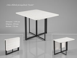 Доставка 0 Кухонний розкладний квадратний стіл Іпсвіч консольного типу