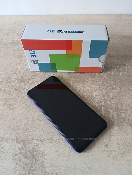 Смартфон ZTE Blade A7S A7020 2020 NFC 64Gb Blue