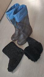 Сапоги резиновые с внутренним сапожком