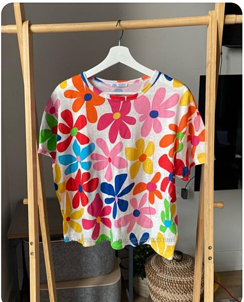 Zara футболка топ  