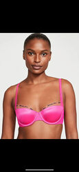 Бюстгальтер Victorias Secret  Logo Embroidery Lightly 34B