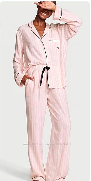 Фланелева піжама Victorias Secret L