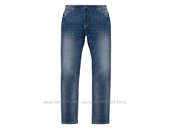 Чоловічі джинси straight fit рівний крій Livergy m 48