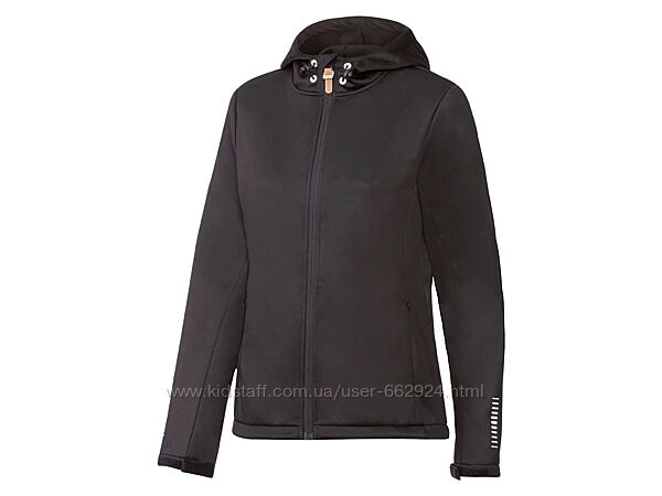 Куртка вітровка на флісі з капюшоном softshell Crivit M 40-42 euro