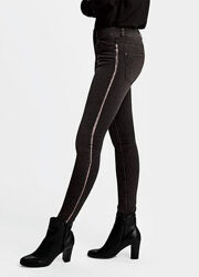 Джинси super skinny жіночі з лампасами Esmara S 36 euro Німеччина сірий