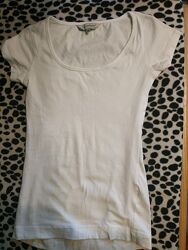 Белая футболка унисекс рост 140-146
