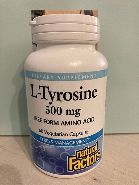 Natural Factors L Tyrosyne 500 mg Тирозин 