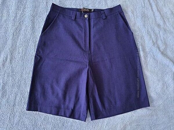Сині лляні шорти бермуди льон р. М р.46 RiMari Харків
