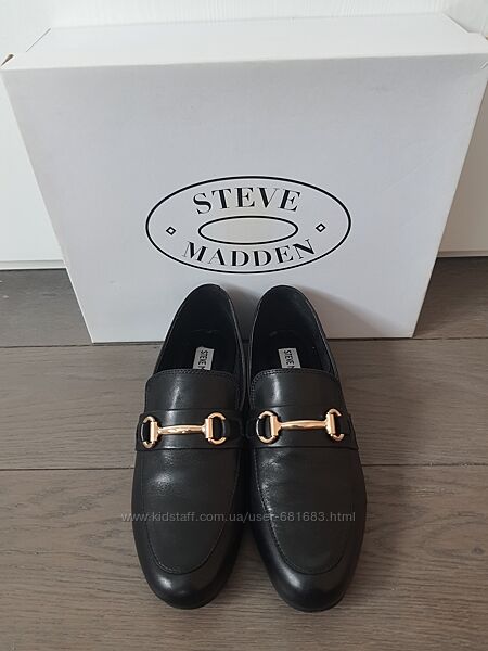 Шкіряні лофери Steve Madden як лофери Gucci p.37 устілка 24 см ідеал