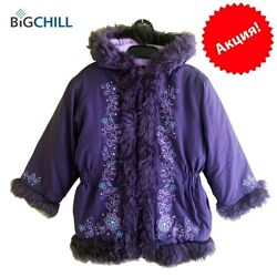 Курточка детская куртка зимняя с опушкой на 5-6 лет, Big chill Америка