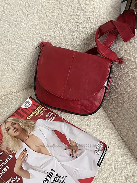 Яркая стильная сумочка   Натуральная кожа 