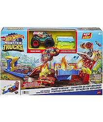 Ігровий набір Hot Wheels Monster Trucks Пригоди на станції