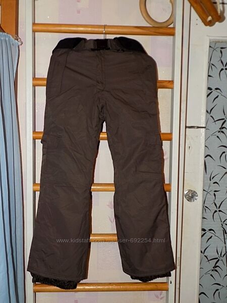 Полукомбинезон зимний, лыжные штаны Mountainer р.146-152см
