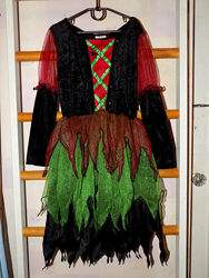 Платье карнавальное ведьма, ведьмочка Rio р.145-160см