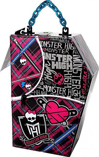 Кейс чемодан переноска для кукол Монстер Хай Monster High