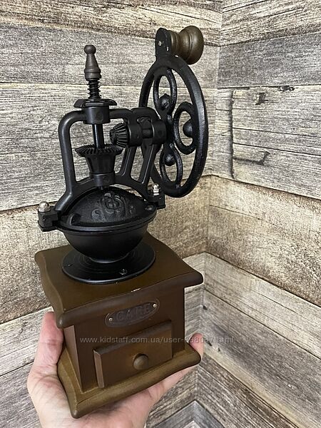 Нова ручна кавомолка, чавунна кавомолка у ретро стилі