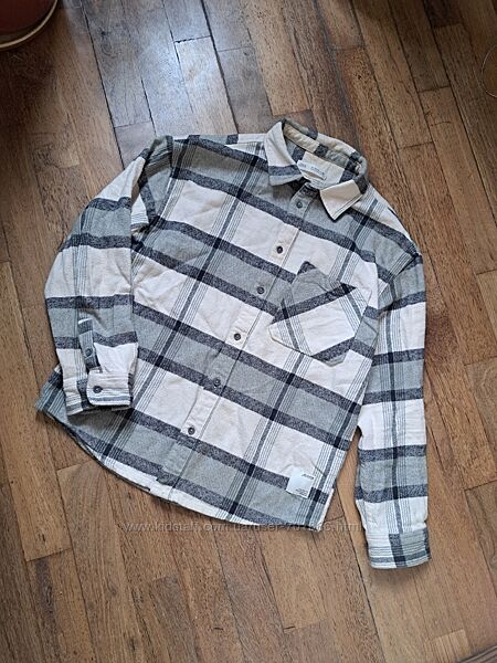 Тепла сорочка в клітинку