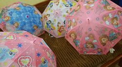 Яркие Классные детские зонтики-трость. В ассортименте