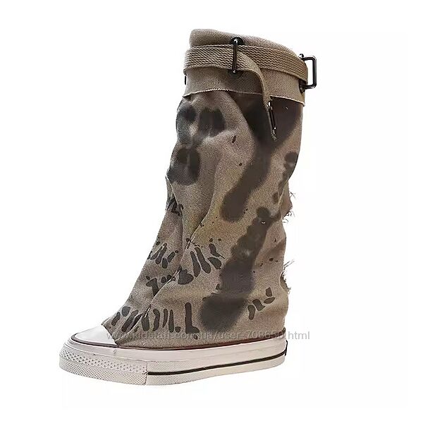 стильные сапоги кеды мокасины  в стиле гранж