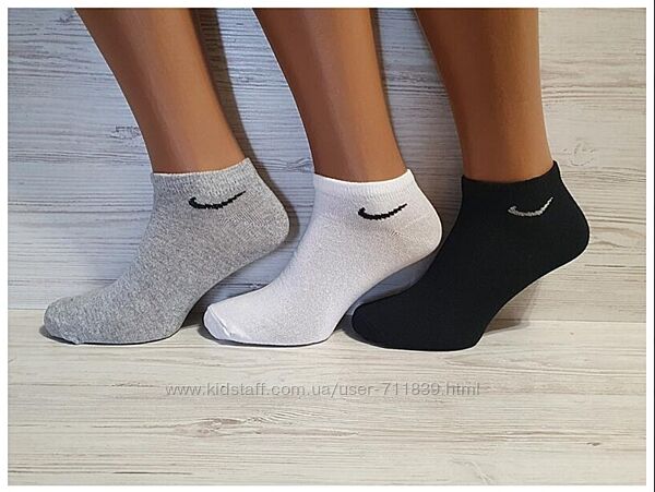 6 пар Шкарпетки чоловічі Nike. 41-45р. асорті. Короткі, демісезонні. літні