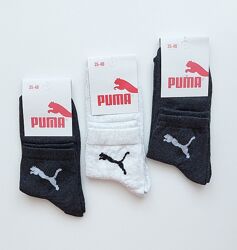 6 пар жіночі шкарпетки   Puma. 35-40р. Середньої висоти, демісезонні 