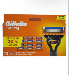 Кассеты для бритья Gillette Fusion 5,12 шт оригинал