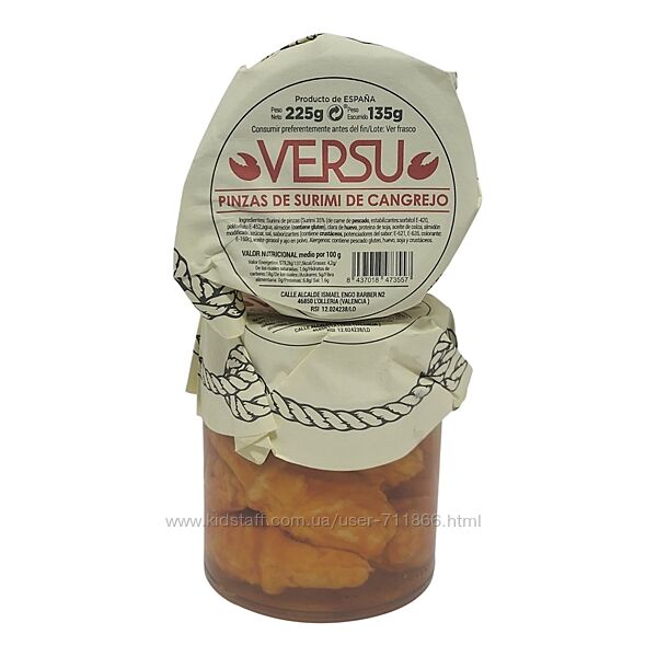 Клешни краба сурими Versus 225 g
