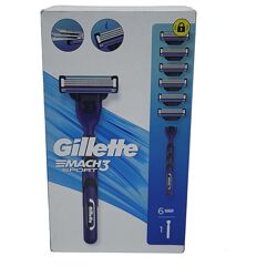 Станок Gillette Mach 3 Sport  6 сменных кассет
