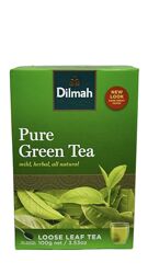 Чай зеленый байховый листовой Dilmah Pure Green Tea 100g