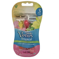 Gillette Venus Tropical одноразовые станки 6 шт USA