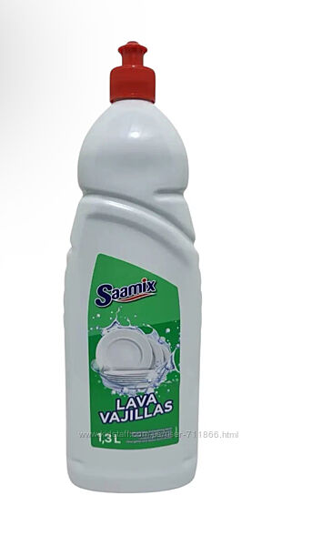 Засіб для миття посуду Saamix, 1,3 л