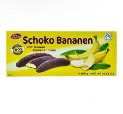 Конфеты шоколадные Schoko Bananen с бананами 300g