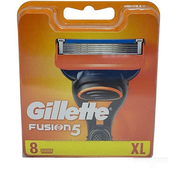 Кассеты для бритья Gillette Fusion  8  шт. оригинал
