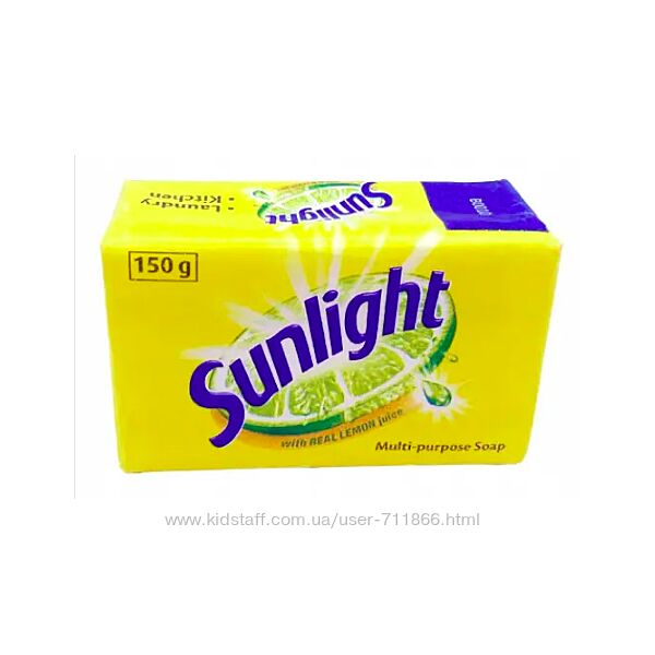Универсальное мыло от пятен и жира Sunlight150 g