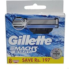 Кассеты для бритья Gillette Mach 3, 8 шт. оригинал