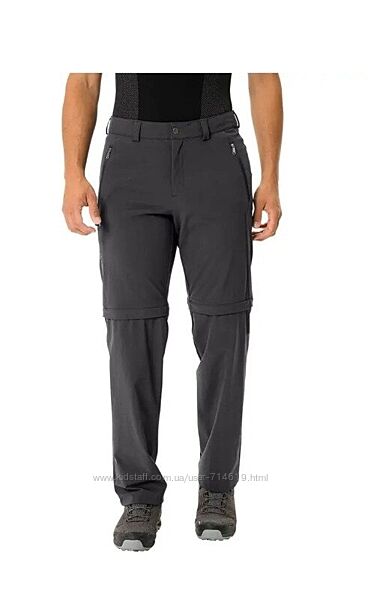 Треккінгові стрейчеві штани шорти VAUDE р 48 S cт нових Farley Stretch T-Zi