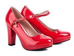 Туфли красные лаковые