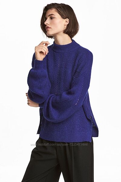 Свободный джемпер свитер светр с шерстью